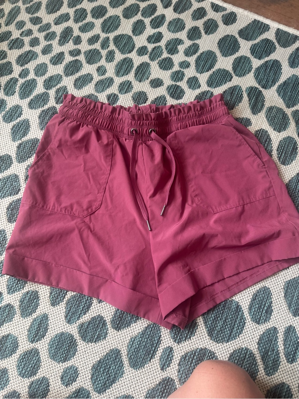 Danskin Women's Drawstring Athletic Shorts - Mauve Pink